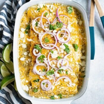 Artichoke & Quinoa Vegetarian Enchiladas | A Couple Cooks via Feast by Sarah Copeland