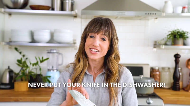 Basic knife skills | Never put your knife in the dishwasher