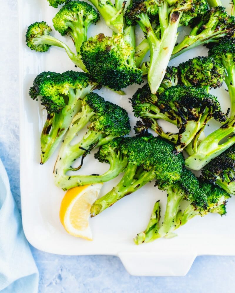Grilled broccoli