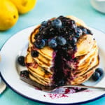 How to make lemon blueberry pancakes