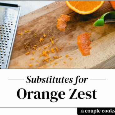 Orange zest substitute