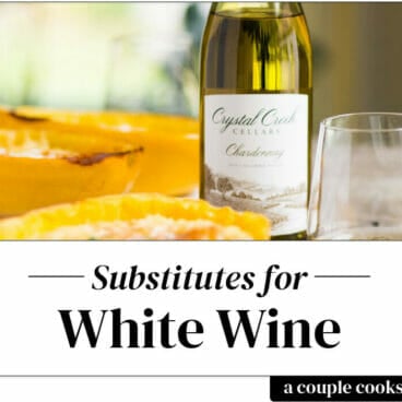Substitute for white wine in cooking